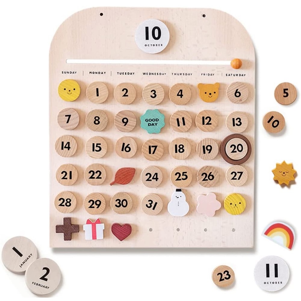 Montessori Wood Calendar